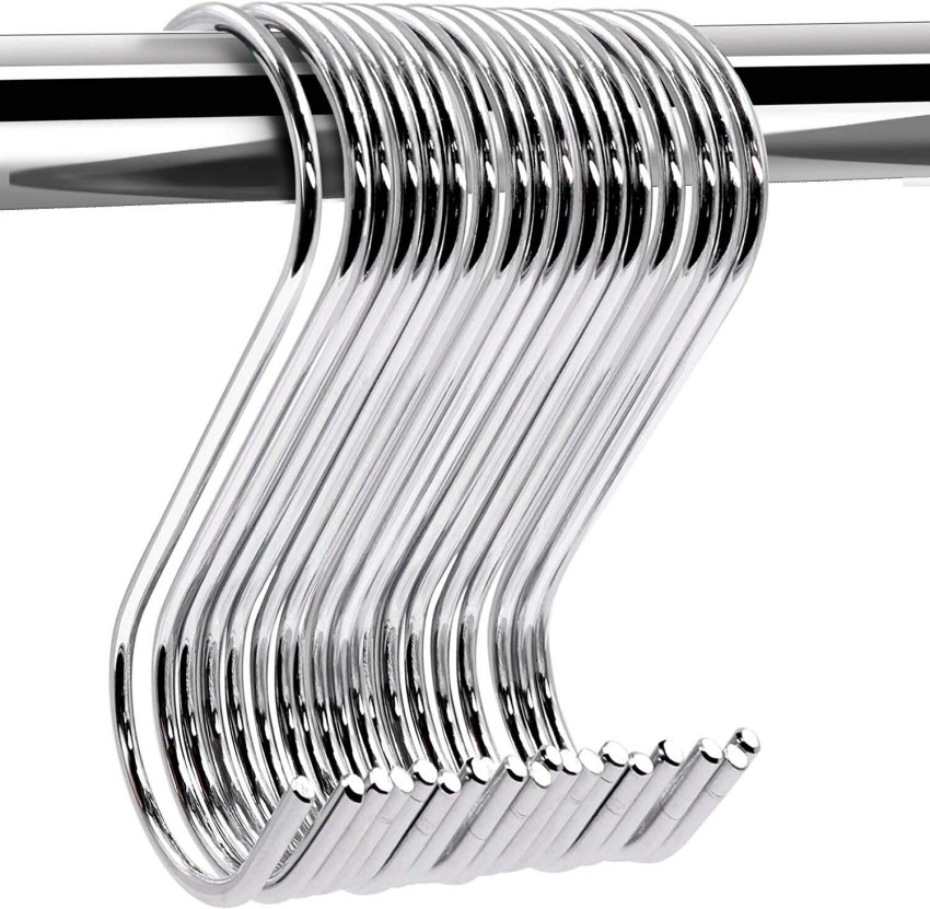 SBE Heavy Duty Metal S-Shaped Hanging Hooks (3.25 inch) 10 Pieces Hook 2  Price in India - Buy SBE Heavy Duty Metal S-Shaped Hanging Hooks (3.25  inch) 10 Pieces Hook 2 online at