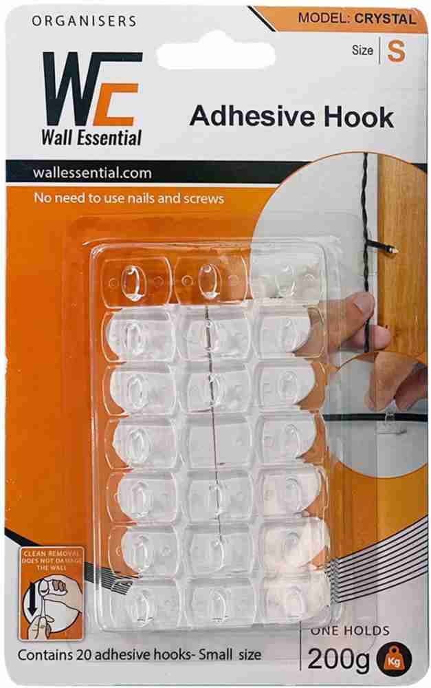 Wall Essential Damage-Free Hanging Adhesive Hooks, Hook for photo frame,  Kitchen & Bathroom Hook 20 Price in India - Buy Wall Essential Damage-Free Hanging  Adhesive Hooks, Hook for photo frame, Kitchen 