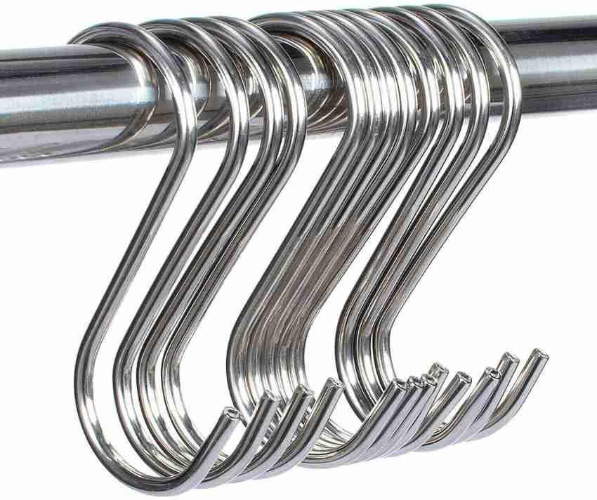 KUBAVA (Pack of 12) Stainless Steel S Shaped Hooks for Multipurpose Use,  Heavy Duty, Hook 1 Price in India - Buy KUBAVA (Pack of 12) Stainless Steel  S Shaped Hooks for Multipurpose Use, Heavy Duty, Hook 1 online at