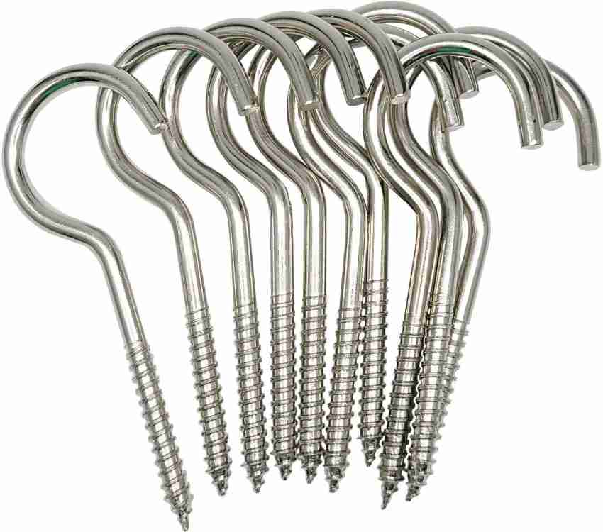 2022 S Shaped Hooks Silver 1-20 Pcs Round Heavy-Duty Steel Metal