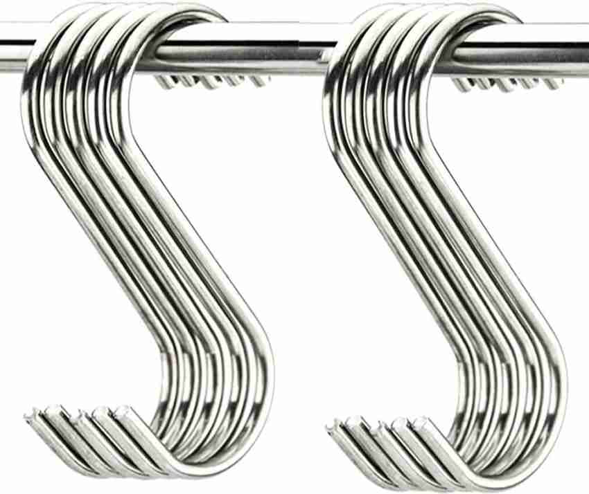 RINTL Heavy Duty Metal S-Shaped Hanging Hooks (3.25 inch) 12