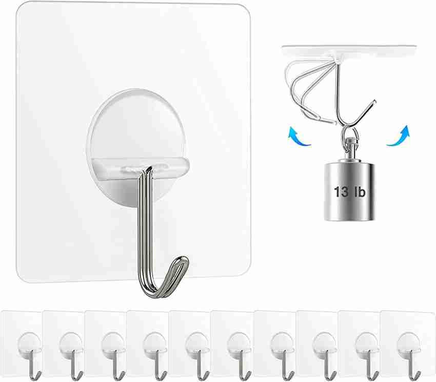 CRAZYABBS Self Adhesive Wall Hooks, Heavy Duty Sticky Hooks for Hanging  Hook Hook 10 Price in India - Buy CRAZYABBS Self Adhesive Wall Hooks, Heavy  Duty Sticky Hooks for Hanging Hook Hook