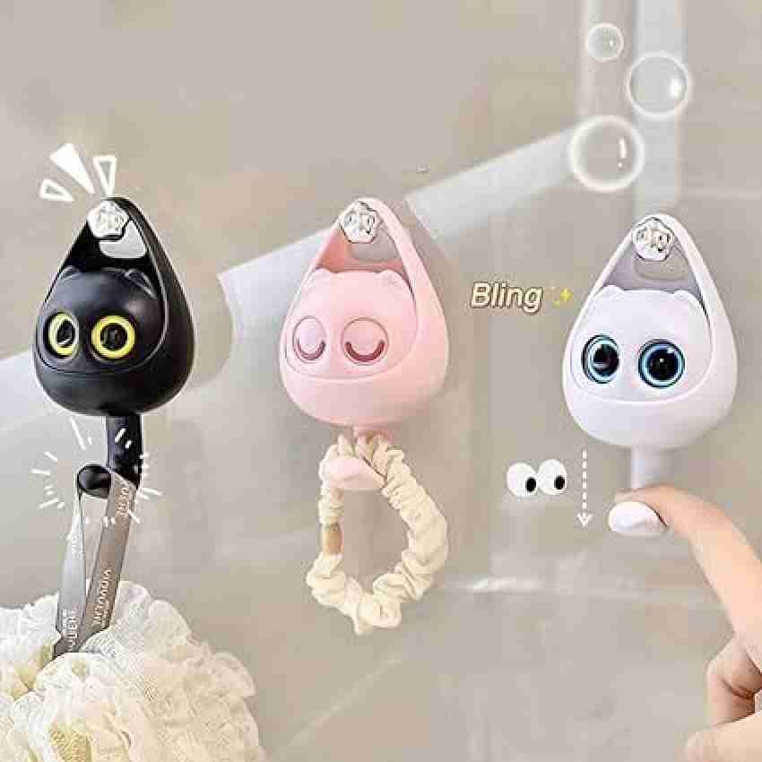 Cute Retractable Hook No Punching Traceless Hook Strong Adhesive