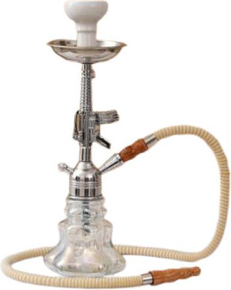 Glass Big Hookah 16 Inches Russian Gun Shaped Glass Big Hookah 16 Inches  Russian Gun Shaped 20 inch Glass Hookah (Multicolor) inch Glass Hookah  (Multicolor) : : Home & Kitchen