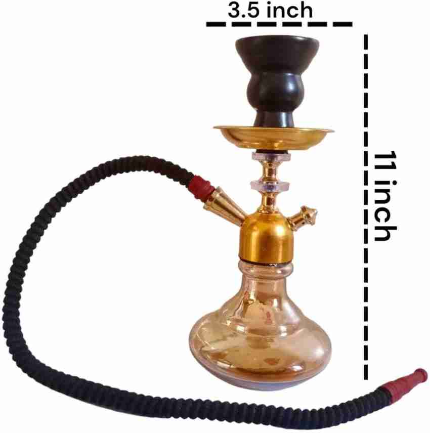 All Of All 11 inch Brass, Glass, Bone China Hookah Price in India - Buy All  Of All 11 inch Brass, Glass, Bone China Hookah online at