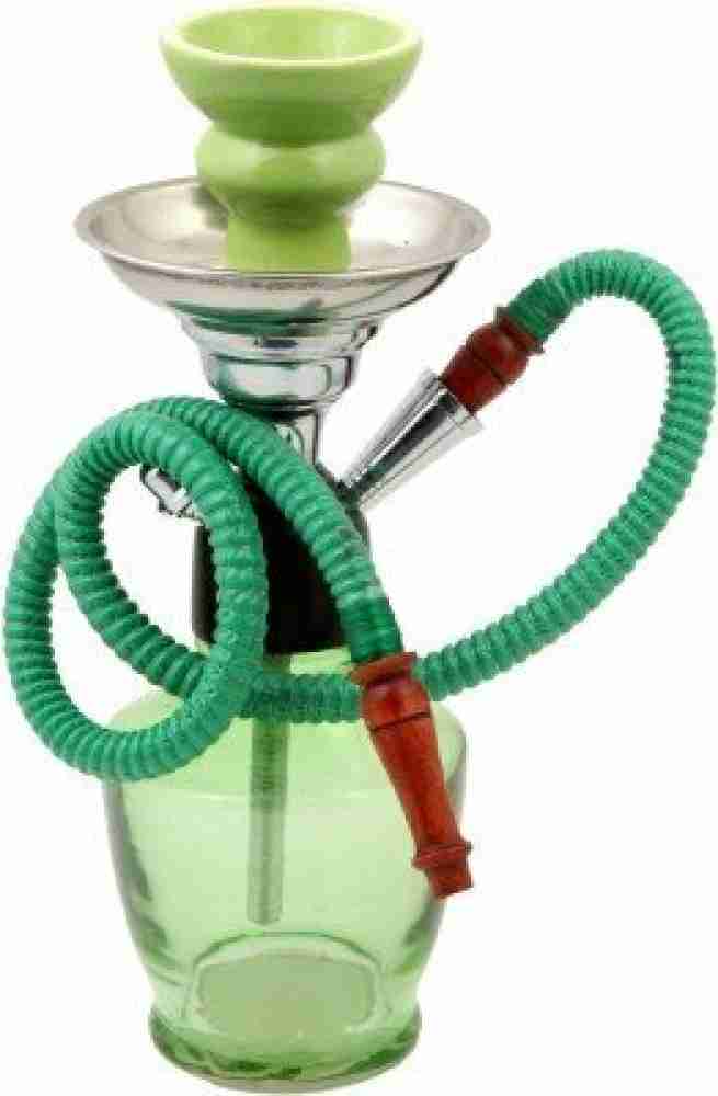 WEBELKART Designer Premium 8 Inch 8 inch Glass, Iron Hookah Price