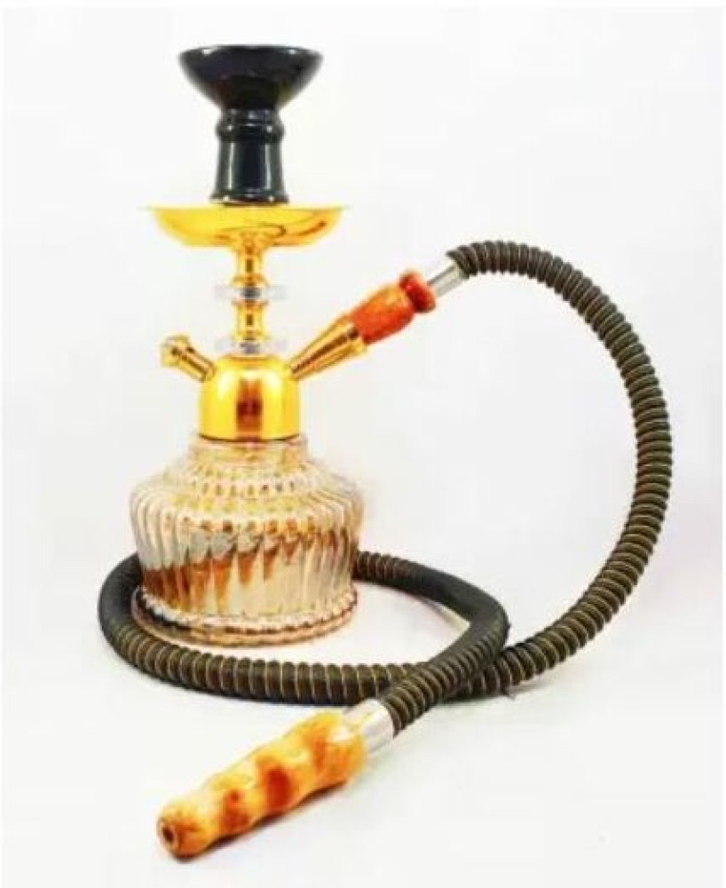 WEBELKART Designer Premium 8 Inch 8 inch Glass, Iron Hookah Price