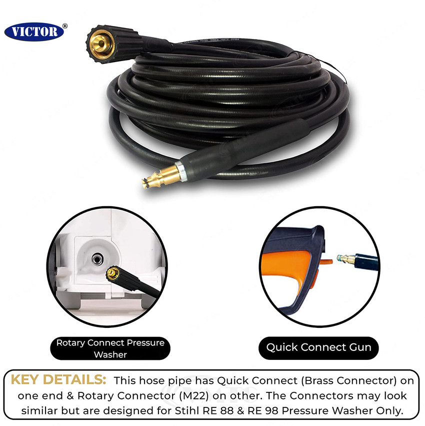 VICTOR Hose Pipe for Stihl High Pressure Washer RE 88 RE 98 Hose