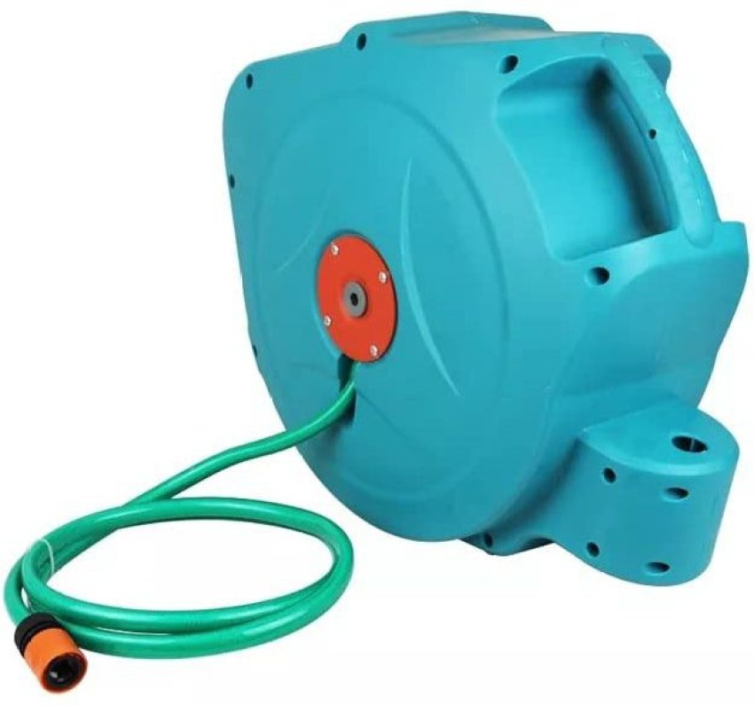 DOLPHY Automatic Retractable Garden Hose Reel with 1/2 inch x 20
