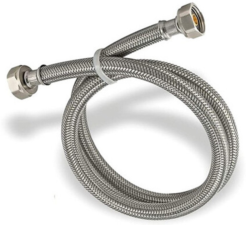 Himaksh geyser connection pipe (Silver, 18 Inch) set of 1 pic 115 Heavy  Stainless Steel Connection Pipe Hose Pipe Price in India - Buy Himaksh geyser  connection pipe (Silver, 18 Inch) set