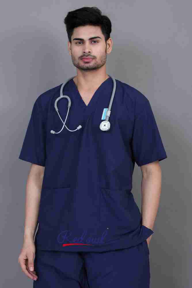 redowl Professional Shirt Pant Scrub Suit for Doctors Nurses OT