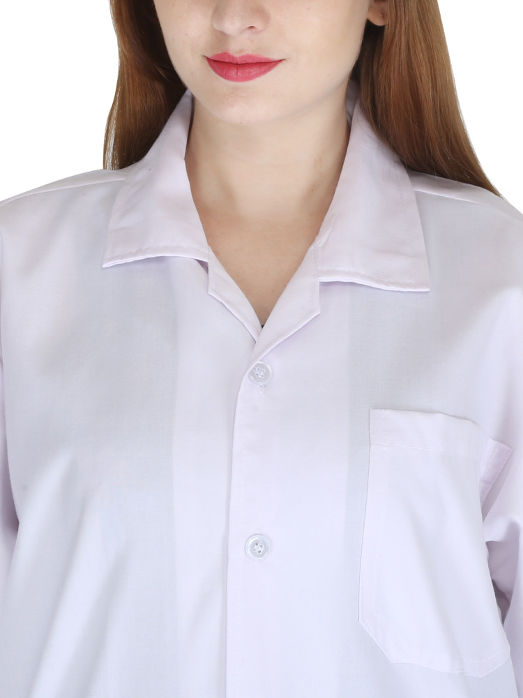 Button up hot sale lab coat
