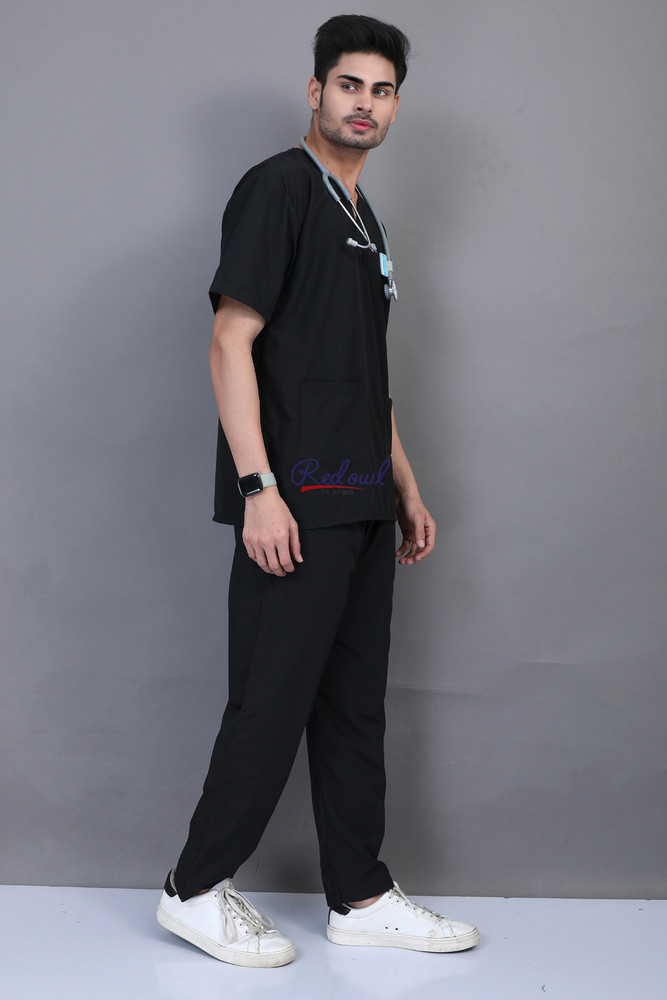 Black scrub dress discount