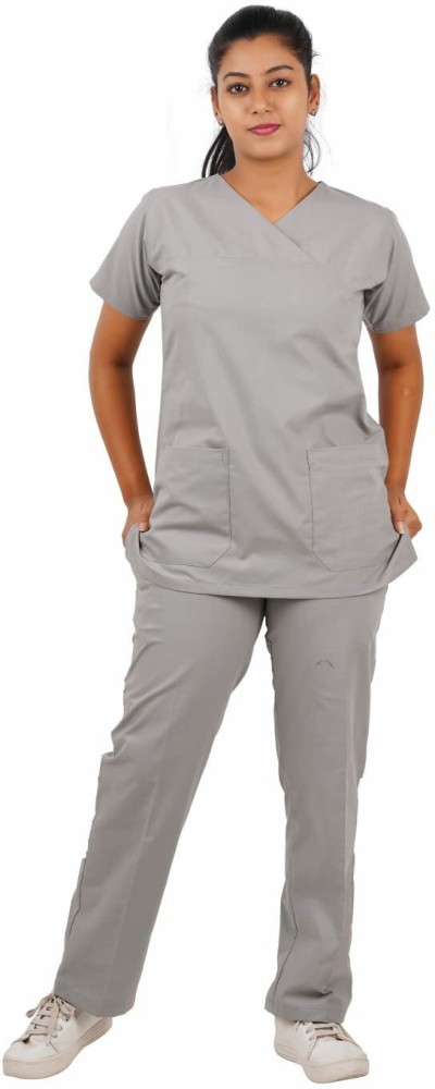 Light Grey Scrub Suit for Doctors & Nurses