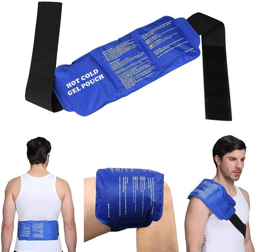 Skylight Ice Gel Pack Reusable Gel Ice Pack with Strap Hot Cold Therapy for Back Knee Waist Arm Elbow Shoulder Ankle Hip Soft Flexible Pack Price in India Buy Skylight Ice