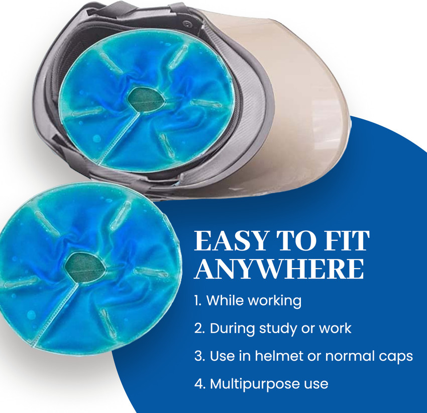 Ecommercehub Cold Ice Gel Pack for Hat Cooling Pack in Helmet Cap Cold Gel Bead Pads Cooler Pack for Hat Helmet Multipurpose Use Pack Pack Price in India Buy Ecommercehub Cold Ice Gel Pack for Hat Coo...
