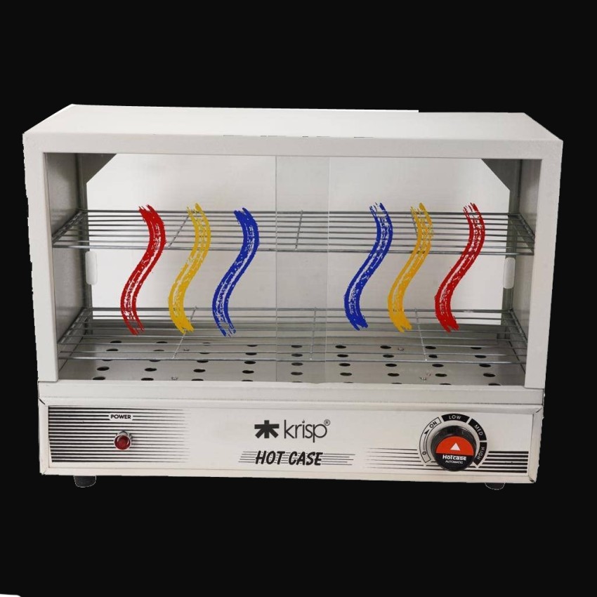 Buy KRISP Small Steel Electric Hot-Case/Puff Oven/Food Warmer/Hot