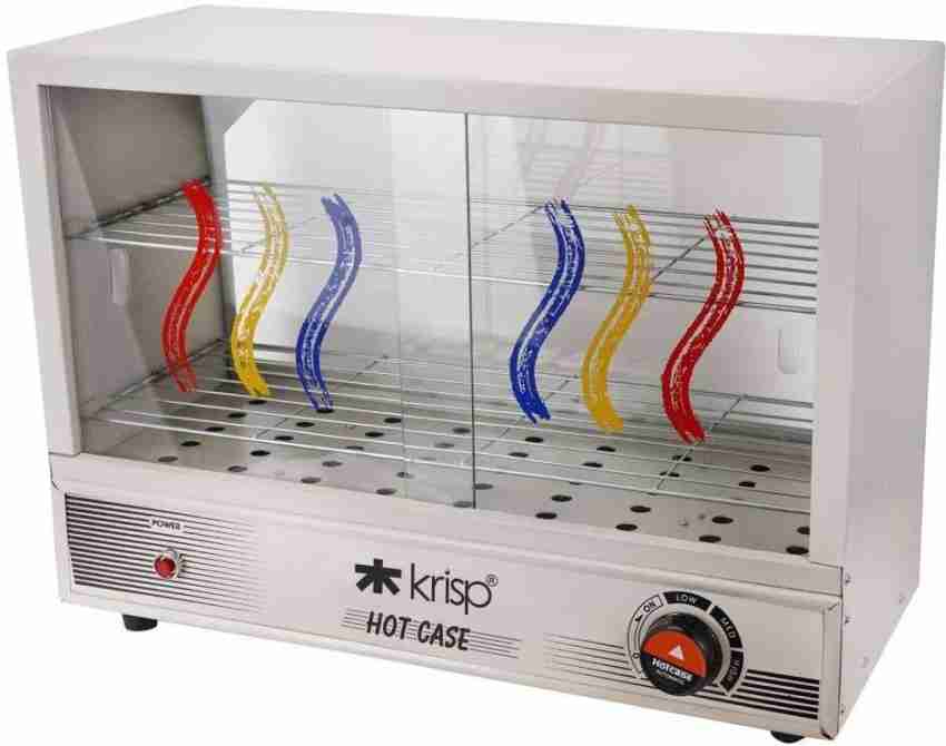 Buy KRISP Small Steel Electric Hot-Case/Puff Oven/Food Warmer/Hot