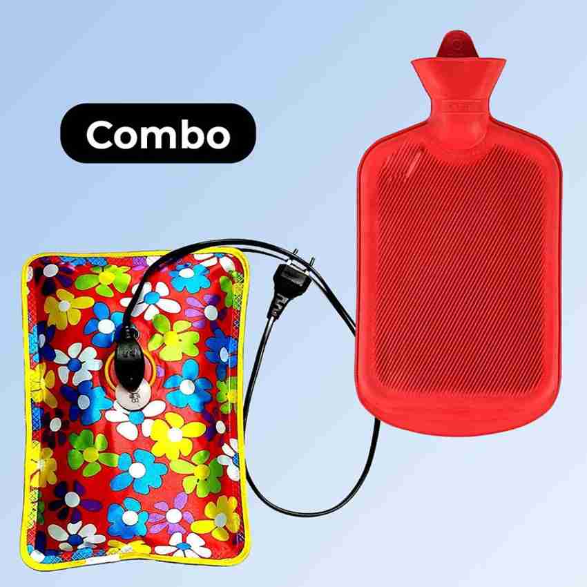 frokht Combo Electric Bag and Hot Water Bag Rubber Multi Color
