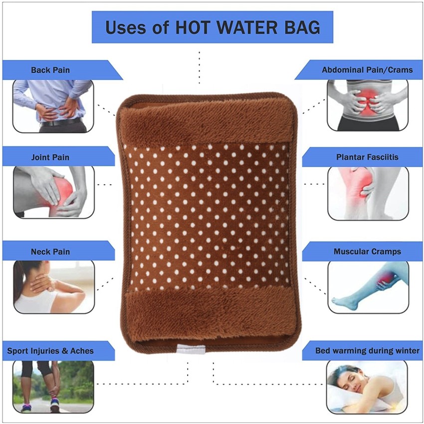 Ukarto Electric Hot Water Bag with Auto Power Cut-off Heating Bag