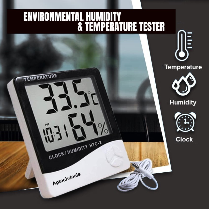 Digital Hygrometer/Thermometer with temperature sensor HTC2