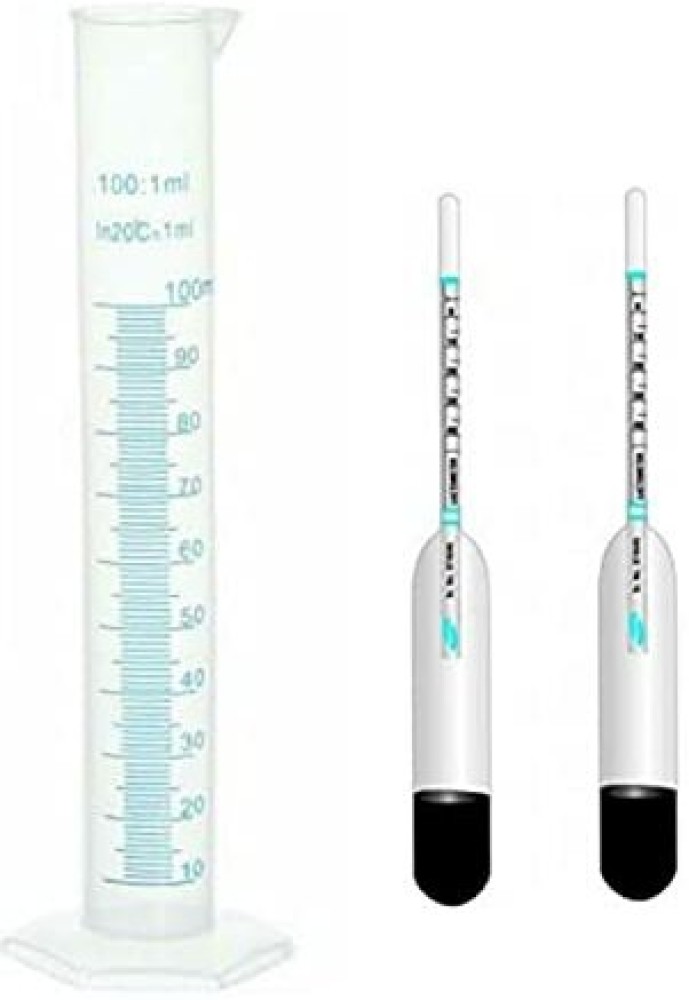 Nicolette Set of Lactometer & Jar for Milk Testing (4L1J) Hydrometer