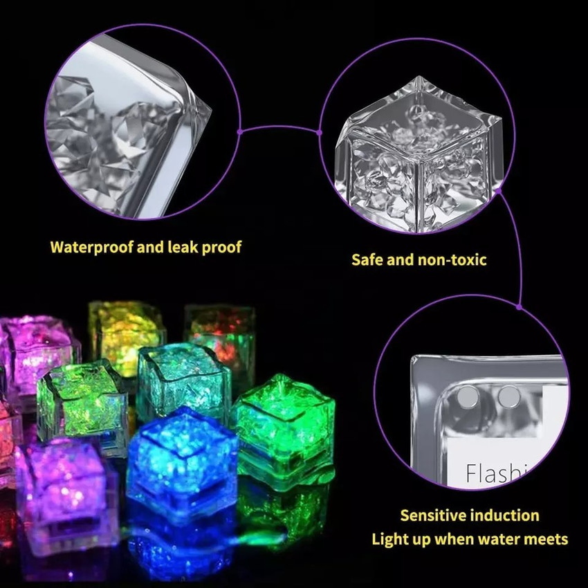 Flash ice cube hotsell led light