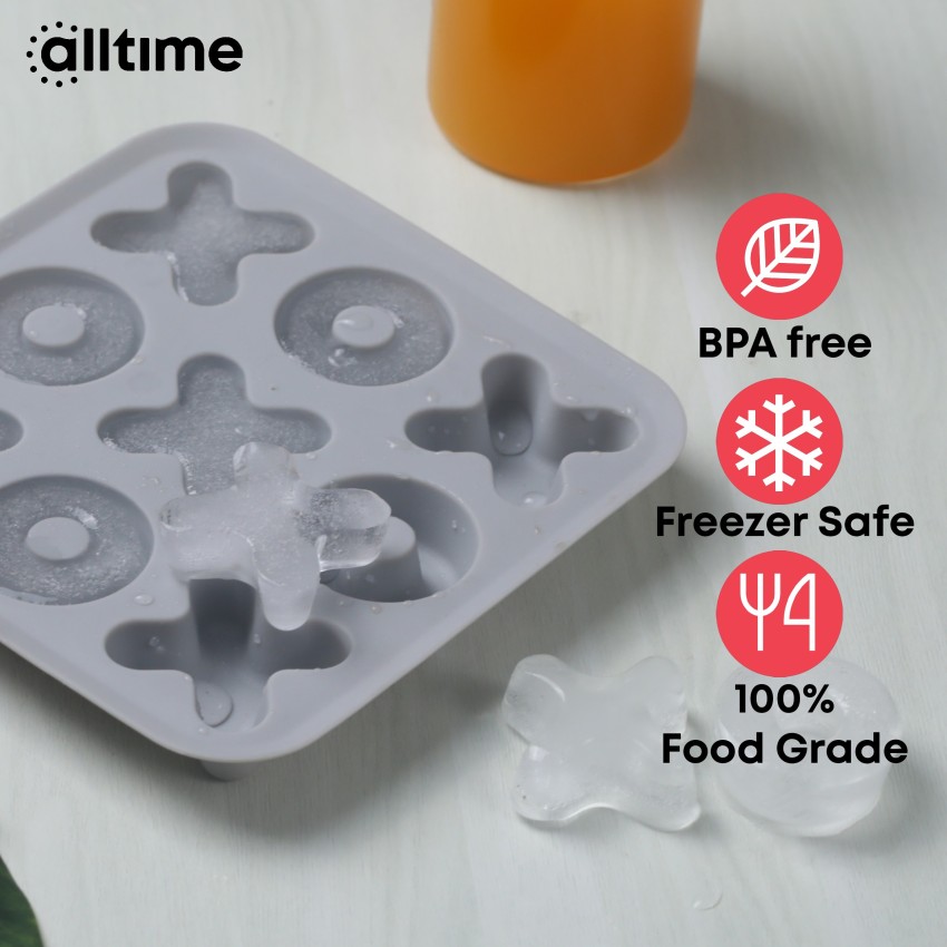 8 Grid Square Ice Cube Maker 650 each Silicone Ice Tray Mold with