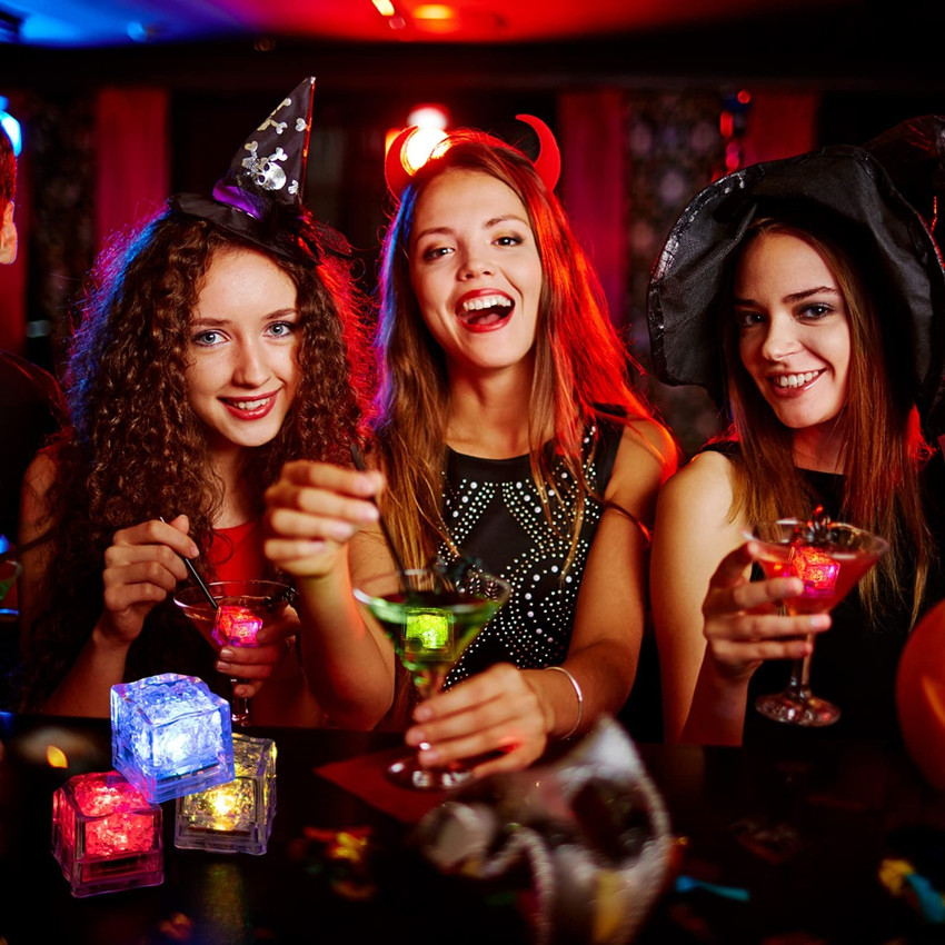 Flashing light ice cubes deals
