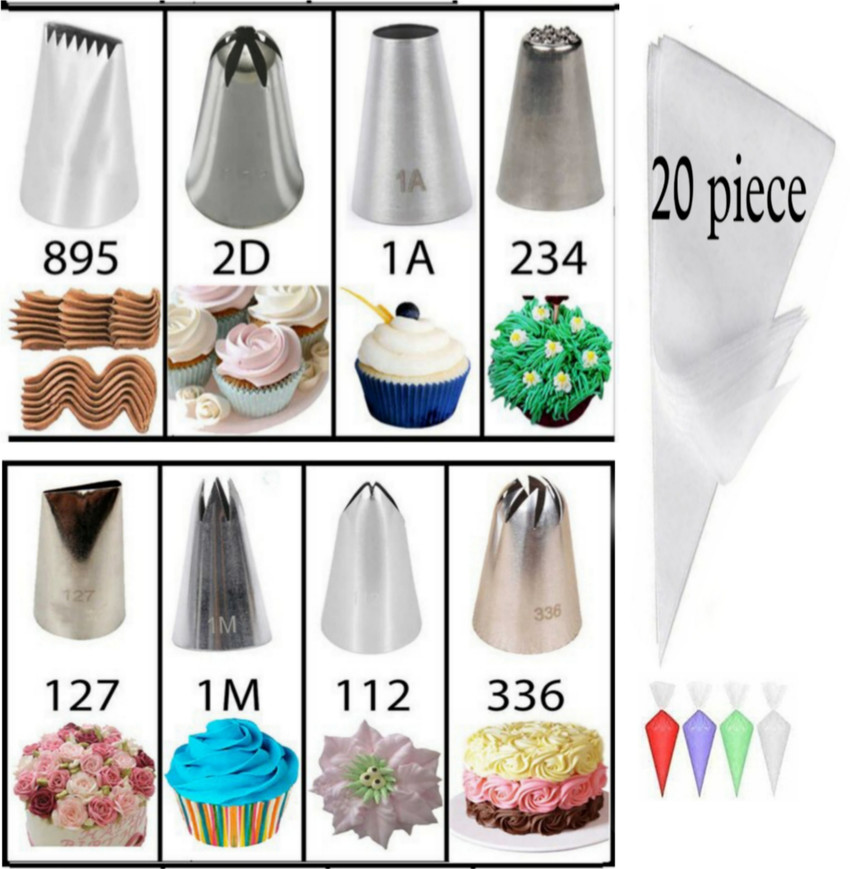 Details 150+ cake decorating nozzle set india best vova.edu.vn
