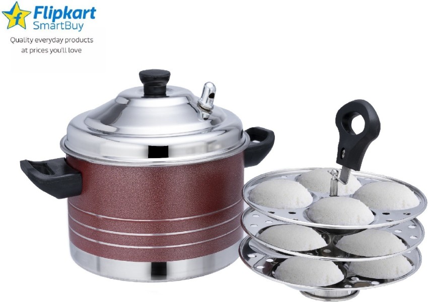 Flipkart SmartBuy Stainless Steel Idly Maker Set with 3 Plates 12