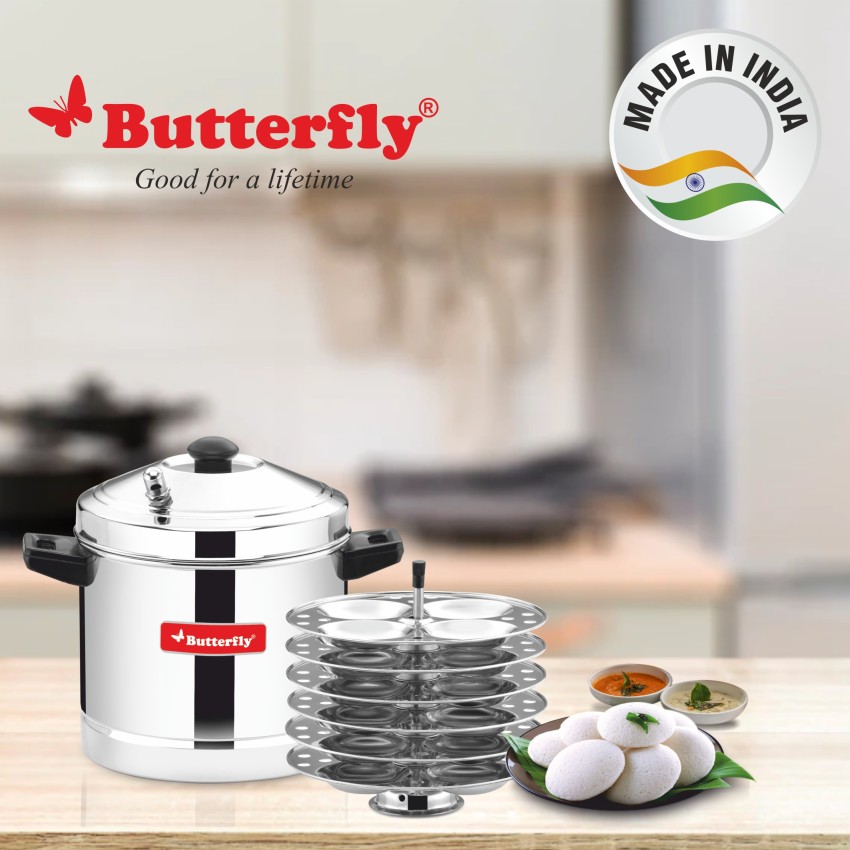 Butterfly stainless steel idli cooker sale