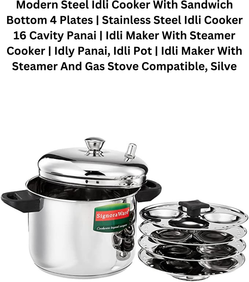 Steel idli cooker hotsell price
