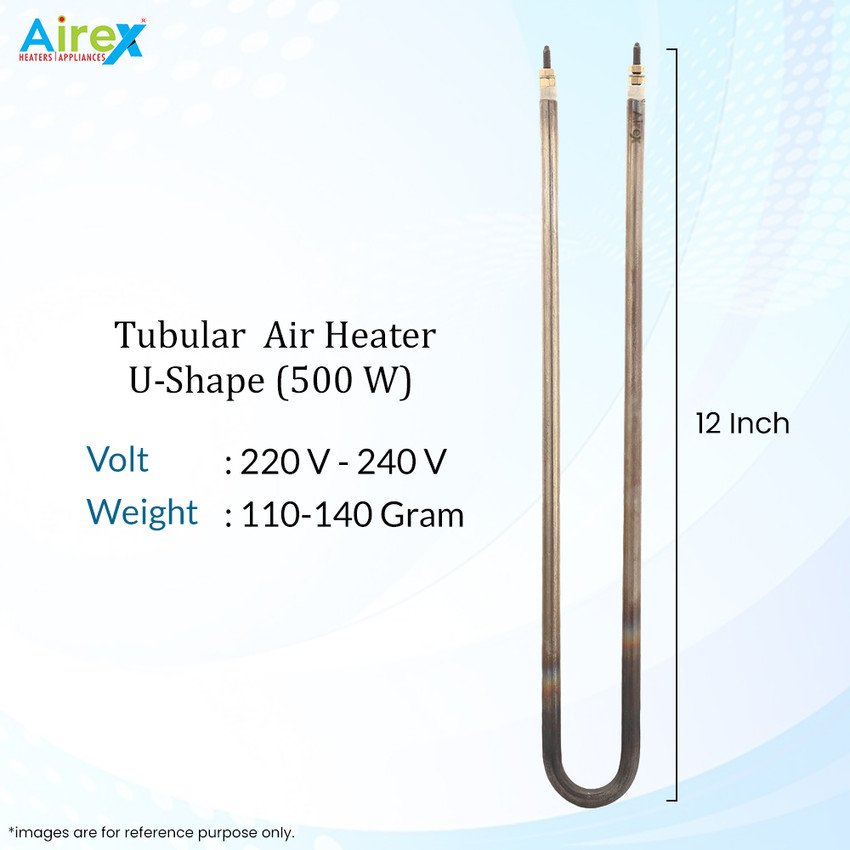 Airex Air U Shape Heater For Geyser Boiler Heater Tank Heater Pot Heater  Incoloy Heater 500 W Shock Proof Immersion Heater Rod Price in India - Buy  Airex Air U Shape Heater