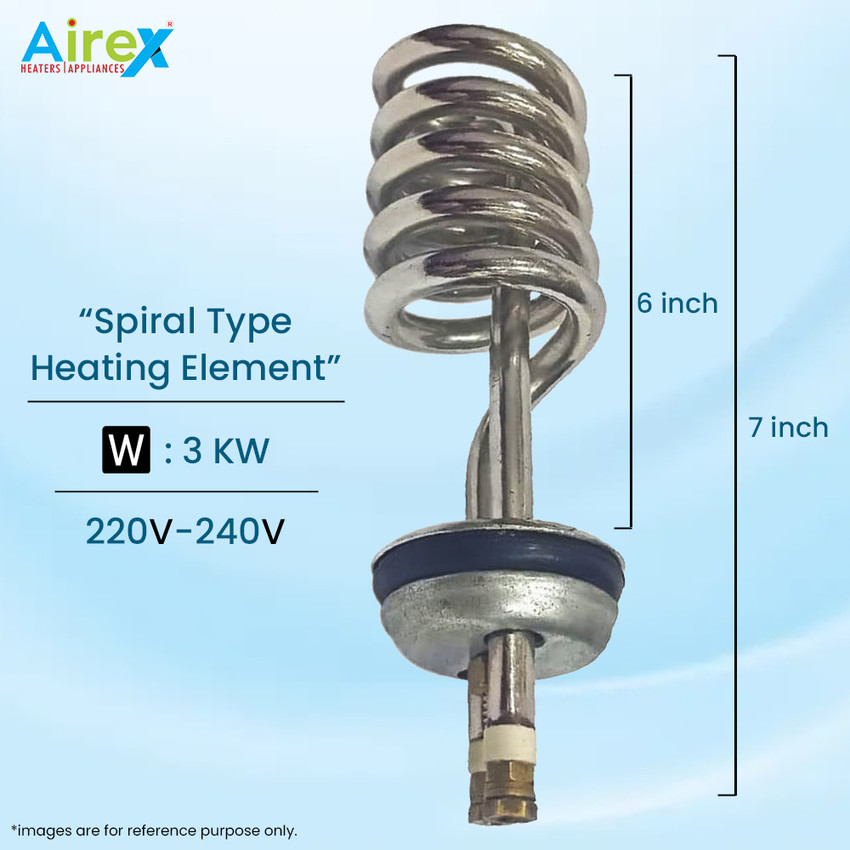 Airex MIdget 3000 Watt Instant Geyser Element Immersion Rod Water Heater  Water Boiler Element Geyser Element 3000 W Shock Proof Immersion Heater Rod  Price in India - Buy Airex MIdget 3000 Watt