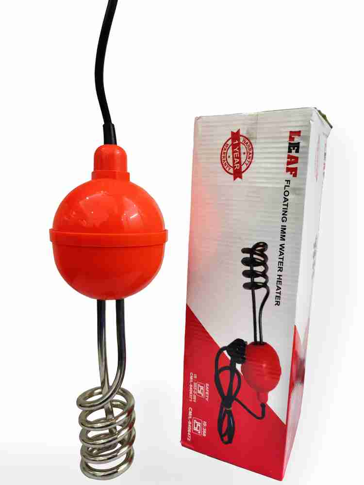 LEAF FLOATING IMM WATER HEATER 1500 W Shock Proof Immersion Heater Rod  Price in India - Buy LEAF FLOATING IMM WATER HEATER 1500 W Shock Proof Immersion  Heater Rod online at Flipkart.com