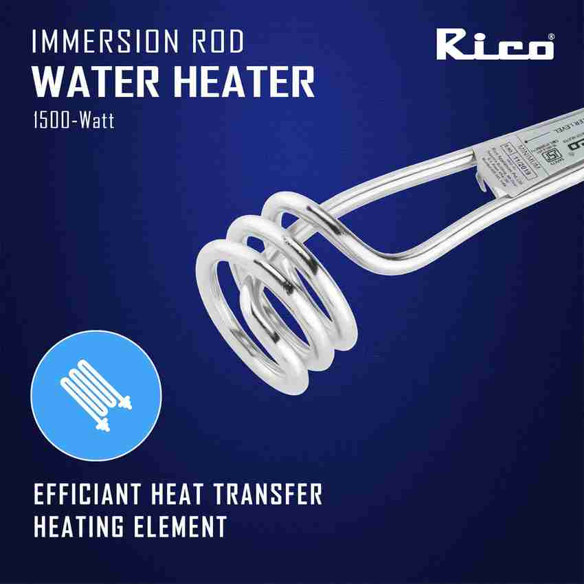 Rico IR-1412 1500 W Shock Proof Immersion Heater Rod Price in India - Buy  Rico IR-1412 1500 W Shock Proof Immersion Heater Rod online at Flipkart.com