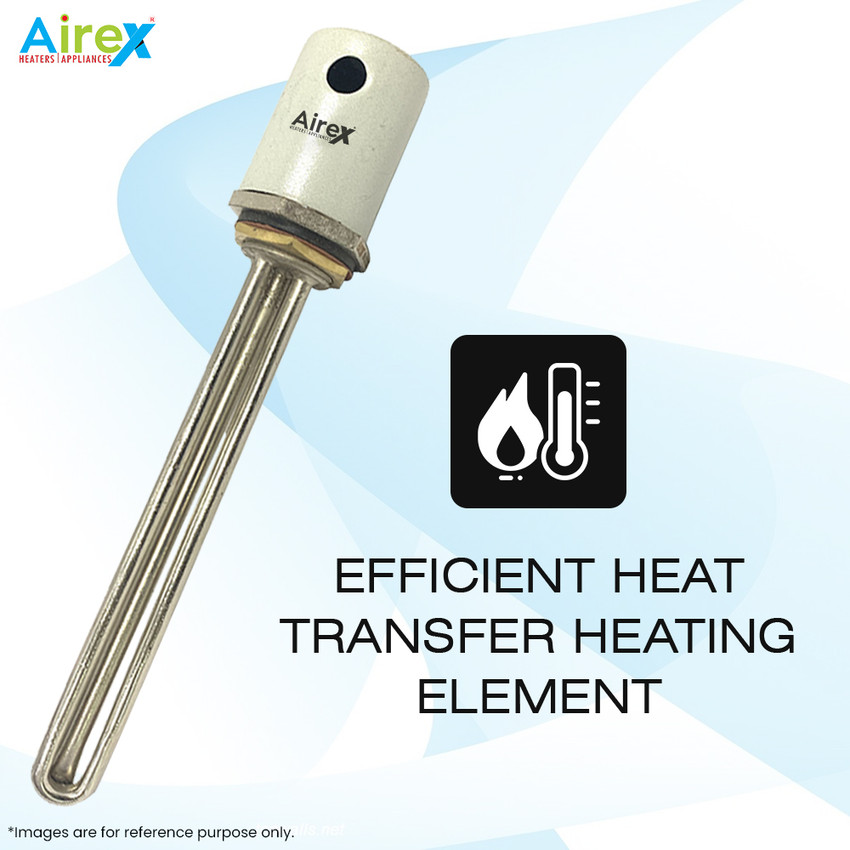 Airex Industrial Double Pipe B.S.P. 1.25 Water Heater Water Boiler Water  Element Copper Element 2000W 2000 W Shock Proof Immersion Heater Rod Price  in India - Buy Airex Industrial Double Pipe B.S.P.