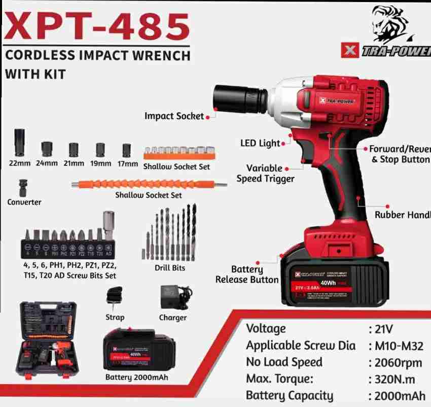 Impact 2025 wrench settings