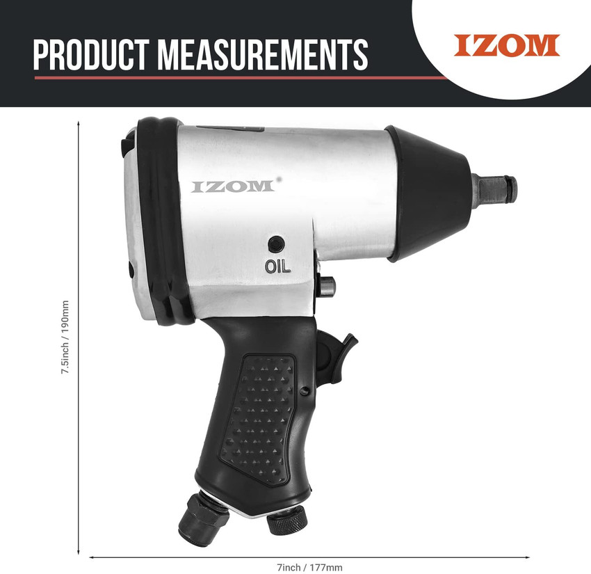 Psi for impact shop wrench