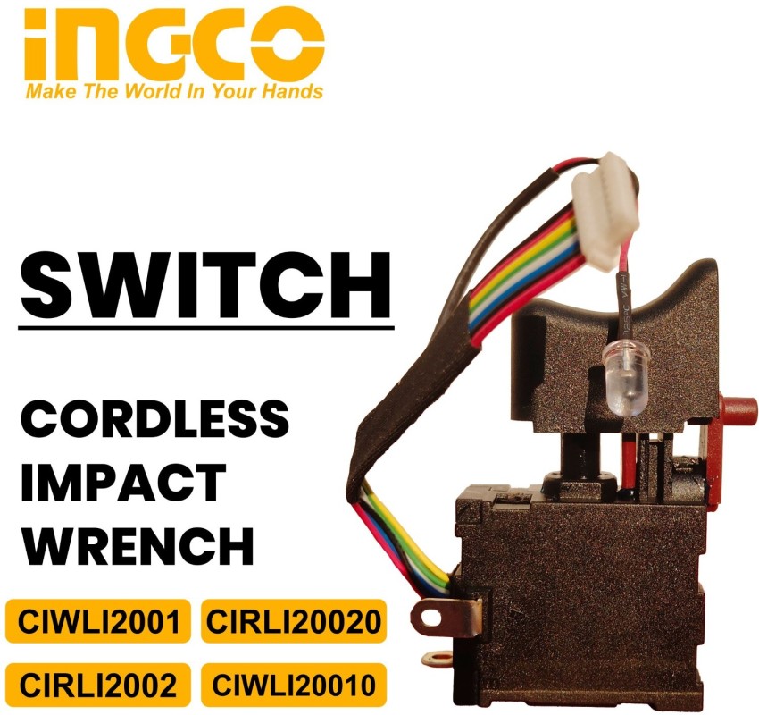 INGCO Switch Of CIWLI2001, CIWLI2038, CIWLI20010, CIRLI20020, CIRLI2002  Cordless Impact Wrench