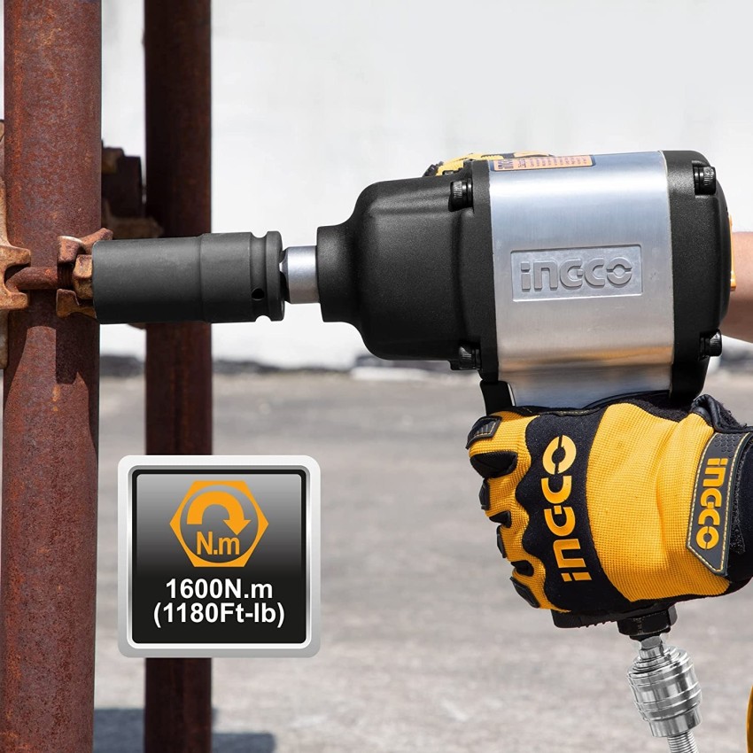 INGCO Air Impact Wrench 3/4 Drive 1600Nm Twin Hammer Mechanism Pneumatic  Impact Wrench Price in India - Buy INGCO Air Impact Wrench 3/4 Drive  1600Nm Twin Hammer Mechanism Pneumatic Impact Wrench online