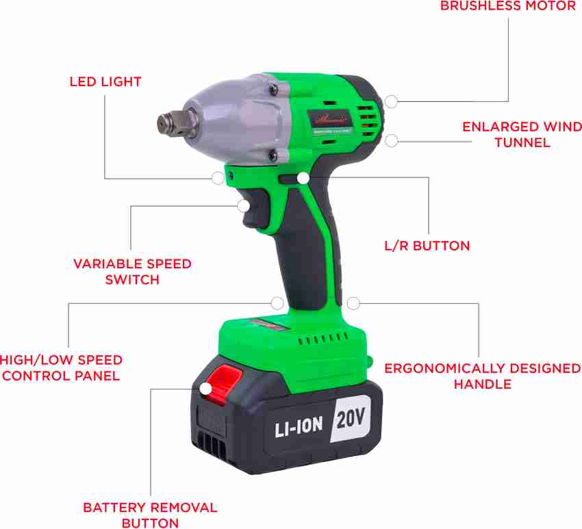 Lvdian impact sales wrench battery