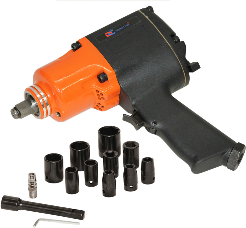 Tire change impact wrench outlet