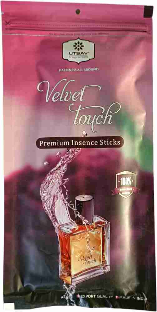 utsav Fragrances Velvet Touch Charlie Fantasia Jordar INCENSE STICKS Zipar  Pack 110 G Velvet Touch-2,Charlie-2,Fantasia-2,Jordar-2=8 zip Price in  India - Buy utsav Fragrances Velvet Touch Charlie Fantasia Jordar INCENSE  STICKS Zipar Pack