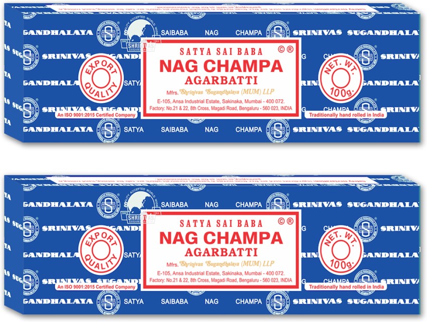 Satya Sai Baba Nag Champa Incense Stick (250 Gm Pack) Nag Champa Price in  India - Buy Satya Sai Baba Nag Champa Incense Stick (250 Gm Pack) Nag Champa  online at