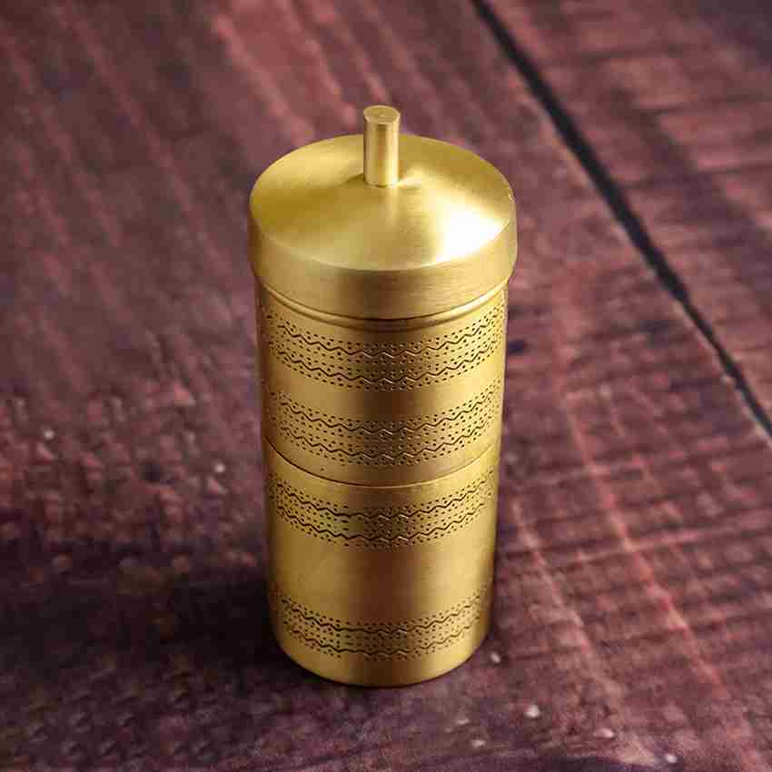 Ekhasa 100 Pure Brass Filter Coffee Maker for Home Office South Indian Coffee Filter Price in India Buy Ekhasa 100 Pure Brass Filter Coffee Maker for Home Office