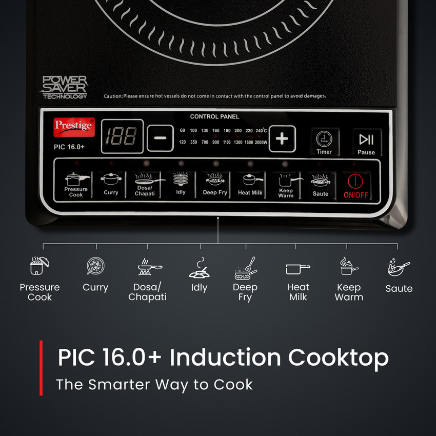 Prestige PIC 16.0 plus Induction Cooktop Buy Prestige PIC 16.0