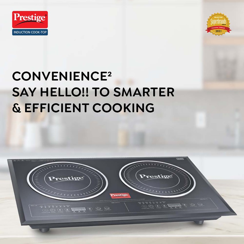 Prestige PDIC 3.0 Double Induction Cooktop 3200W at best price in
