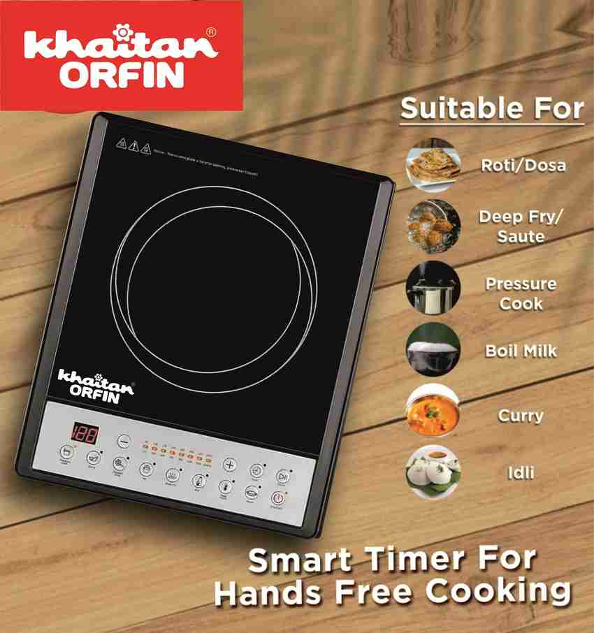 Khaitan Orfin 2000 W Induction Cooktop Push Button Buy Khaitan Orfin 2000 W Induction Cooktop Push Button Online at best price in India Flipkart